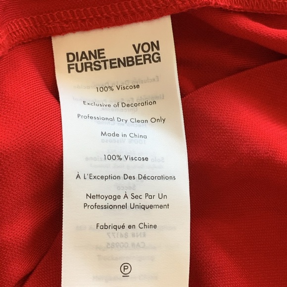 DIANE VON FURSTENBERG Lauren Dress in Red - Picture 9 of 15